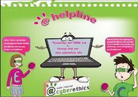 Cyberethics Helpline Leaflet/Poster