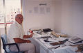 Stuart during his 1994 visit at the office