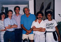 From left: Joulietta, Simon Gandevia, Grant Robinson, Stuart, Yiannis, Jean (Stuart's wife)