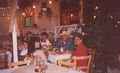 Stuart during his 1994 visit with Yiannis Laouris, George Vakanas, Joulietta Laouri and Romina Laouri at a local restaurant in Famagusta