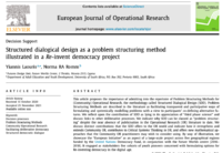 Structured dialogical design as a problem structuring method illustrated in a Re-invent democracy project