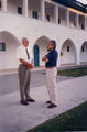 Stuart during his 1994 visit with Pantelis Makris during their visit of the newly established University of Cyprus